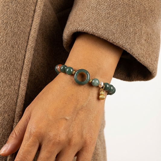ALIGN Core Guatemalan Jade Bracelet for Balance & Grace - Mindara