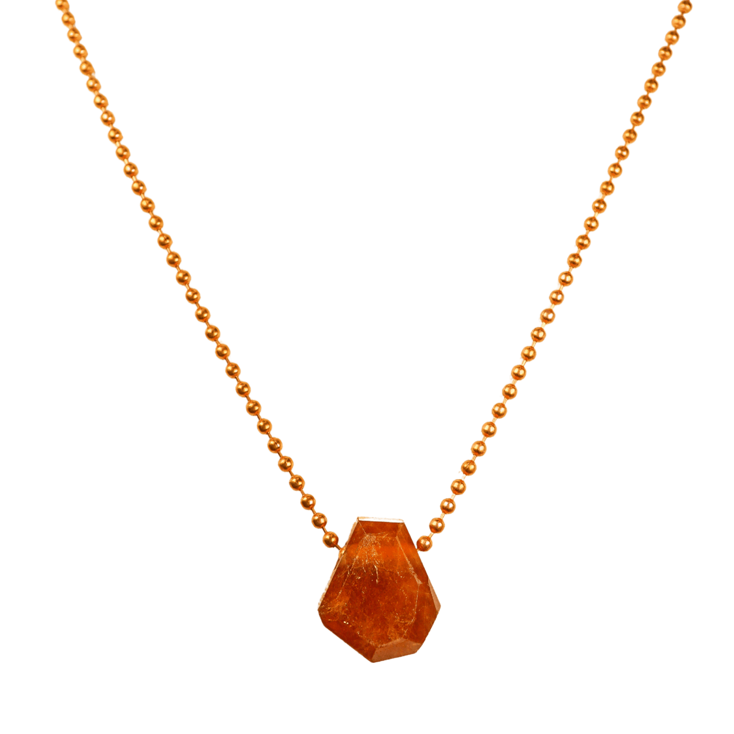 IGNITE Core Hessonite Garnet Copper Necklace