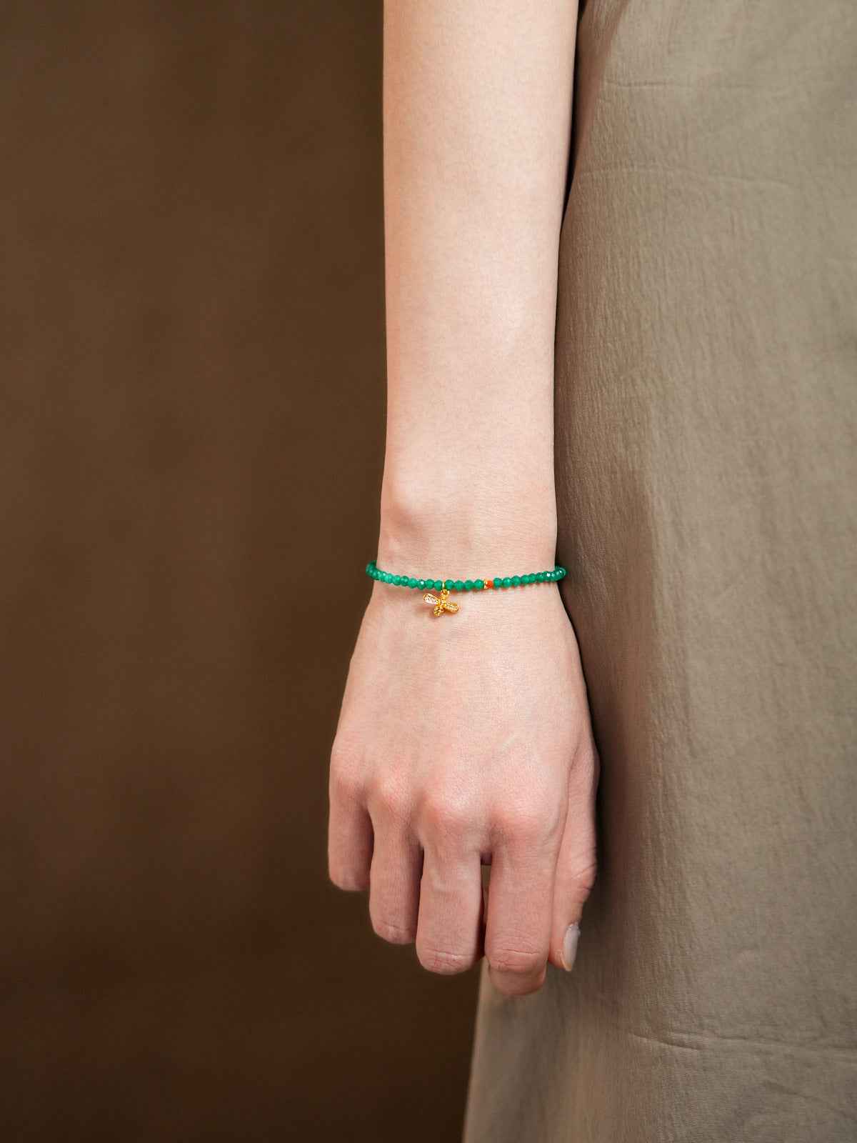 WEALTH Anchor Tourmaline & Malachite Bracelet Set for Abundance - Mindara Malachite