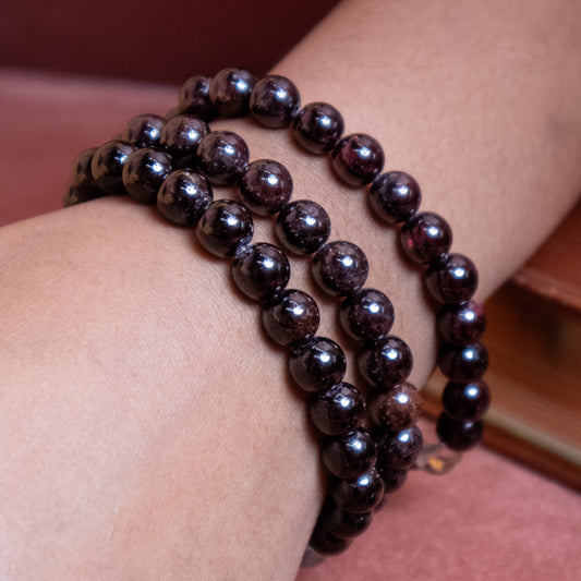 IGNITE Core Garnet Bracelet - Passion & Spiritual Wealth