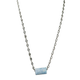 Blue Guatemalan Jade Silver Necklace