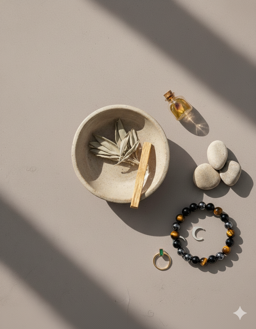 ENERGY Shield Obsidian Hematite Tiger’s Eye Bracelet for Protection