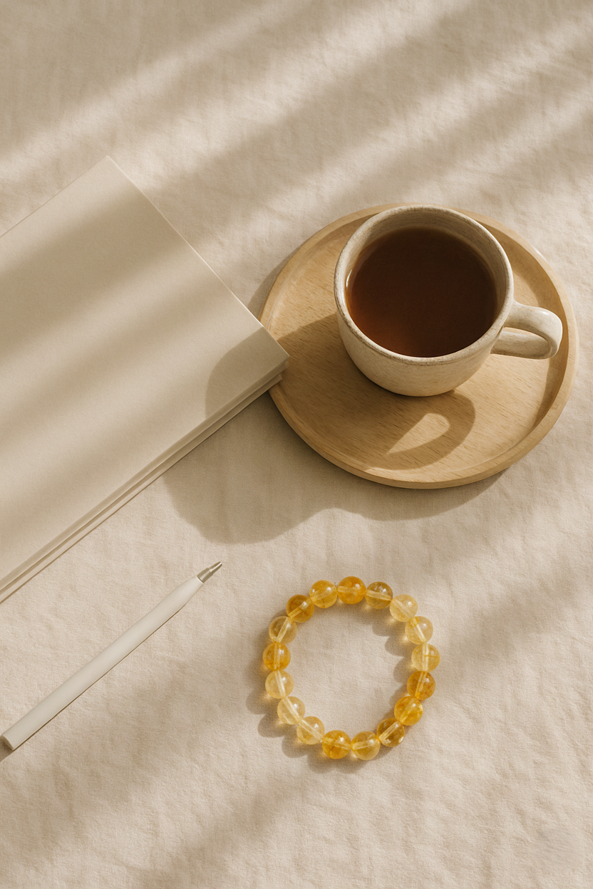 JOY Radiance Citrine Bracelet for Positivity & Light Energy