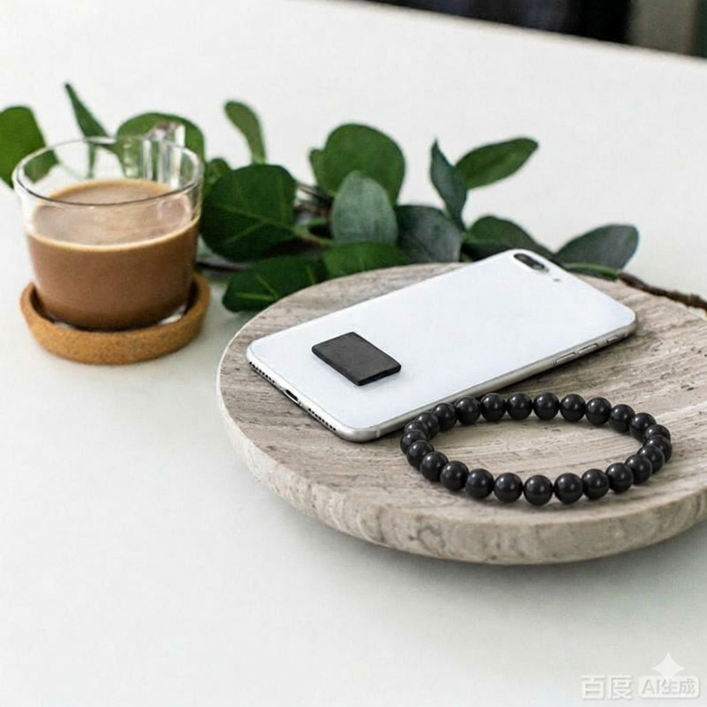 ENERGY Shield Shungite Bracelet for Grounded Protection