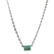 Green Guatemalan Jade Silver Necklace