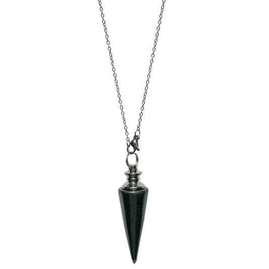 IGNITE Core Hematite Pendulum Necklace