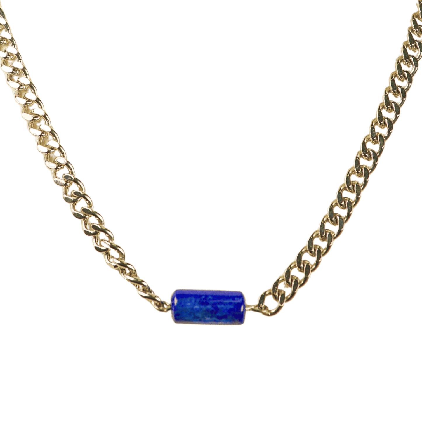 CLARITY Core Lapis Lazuli Barrel Necklace