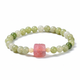 WEALTH Anchor Green Jade & Agate Fuxi Bracelet for Prosperity
