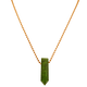 Nephrite Jade Point Copper Necklace