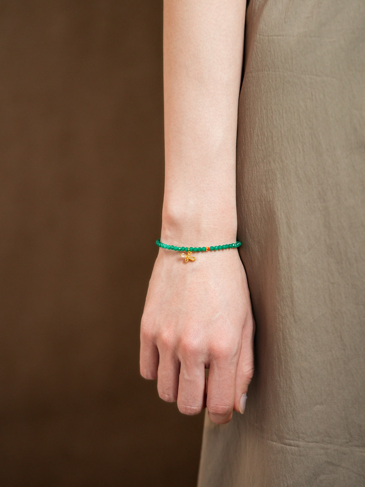 WEALTH Anchor Tourmaline & Malachite Bracelet Set for Abundance