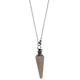 Rose Quartz Pendulum Necklace for Heart-Clarity