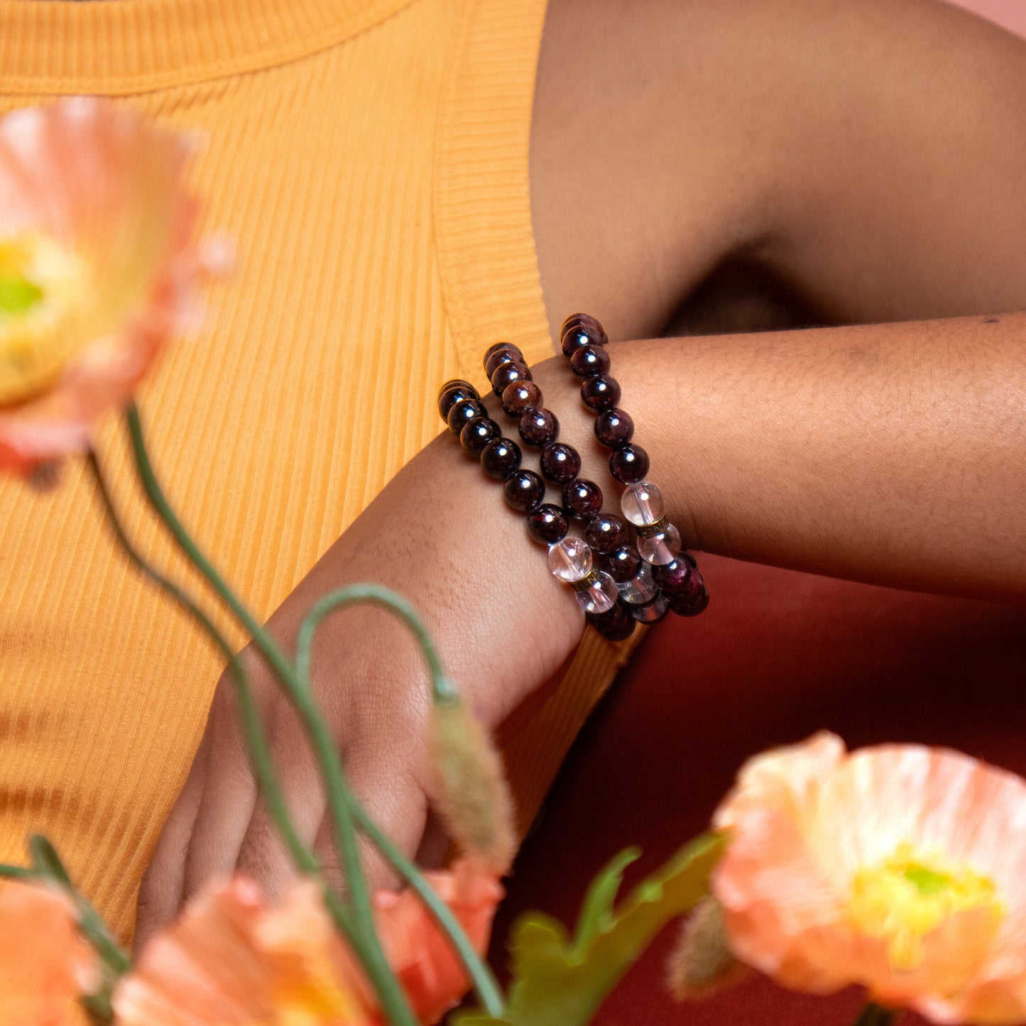 IGNITE Core Garnet Bracelet - Passion & Spiritual Wealth