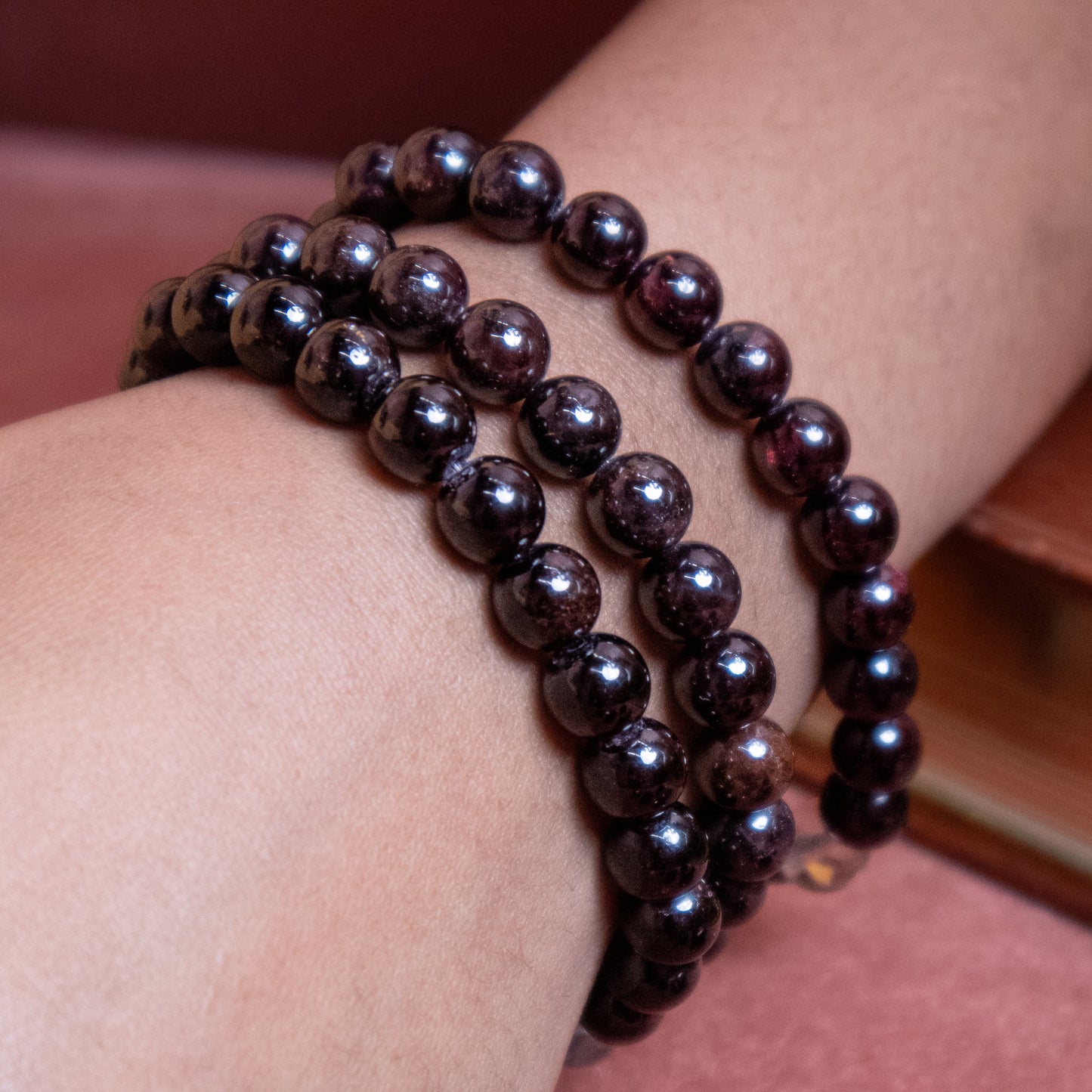 IGNITE Core Garnet Bracelet - Passion & Spiritual Wealth