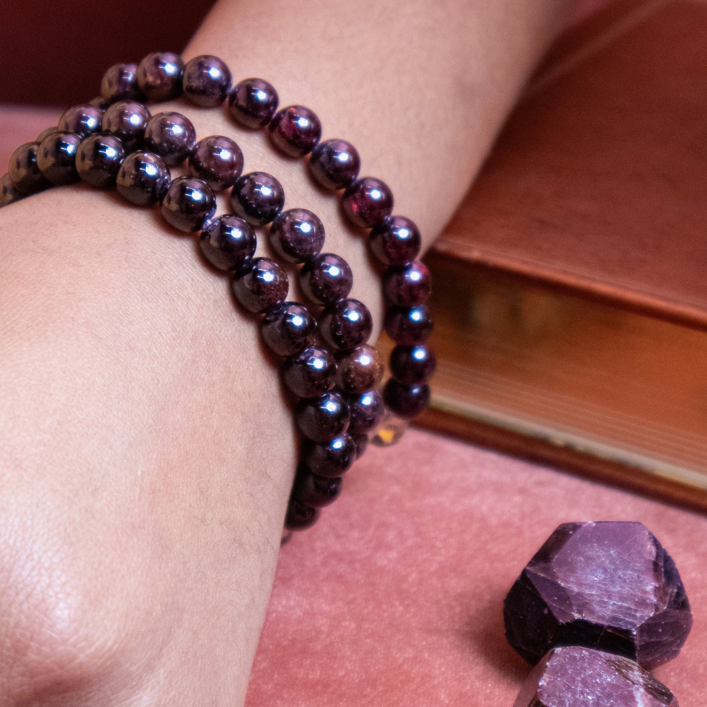 IGNITE Core Garnet Bracelet - Passion & Spiritual Wealth