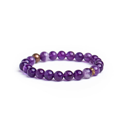 CALM Anchor Amethyst Intuition Bracelet