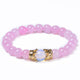 SERENITY Loop Rose Quartz Bracelet for Love & Harmony