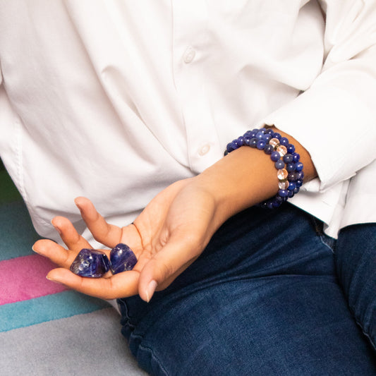 CLARITY Core Sodalite Bracelet - Truth & Communication