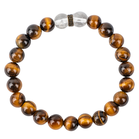 DRIVE Anchor Tiger's Eye Bracelet - Courage & Prosperity