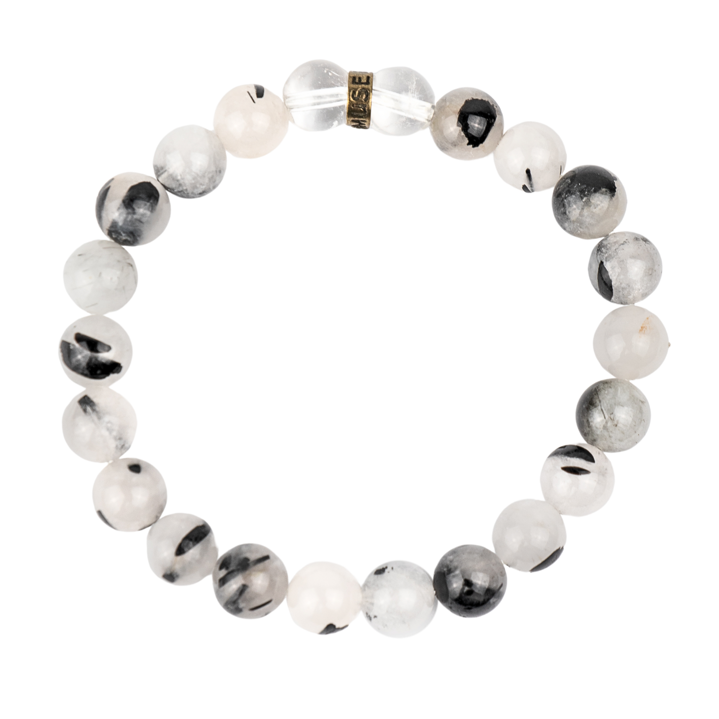 CALM Anchor: Tourmalinated Quartz Bracelet