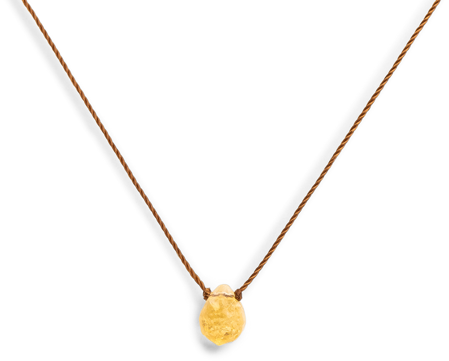 FOCUS Anchor 'Vibrationally High' Citrine Necklace